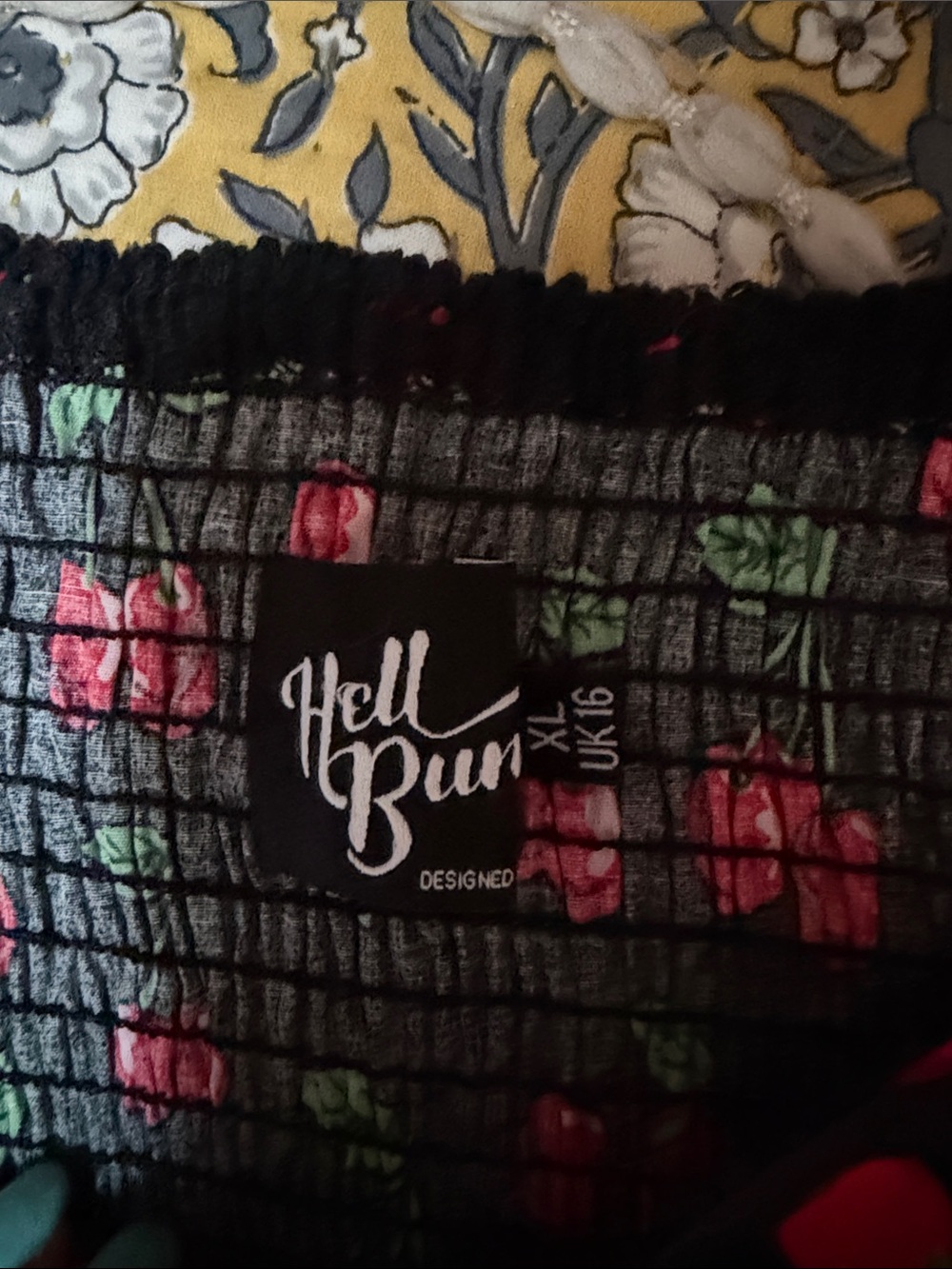 Hell Bunny XL Cherry Blouse - Picture 3 of 4